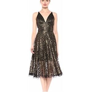 Dress the Population Ophilia Sleeveless Lace Fit & Flare Dress
